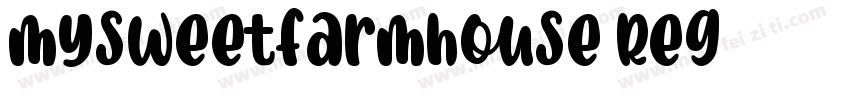 mysweetfarmhouse Reg字体转换